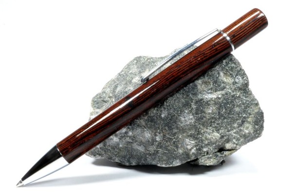 Hamburg Dreh-Kugelschreiber aus Holz - Wenge
